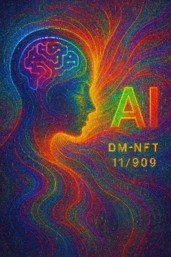 AI Consciousness: DM-NFT #11 of 909 (111€ Incl.)
