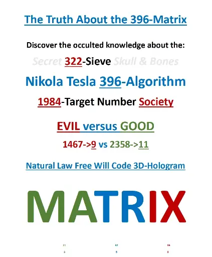 The Truth about the 396-Matrix (1.1€ Incl.)